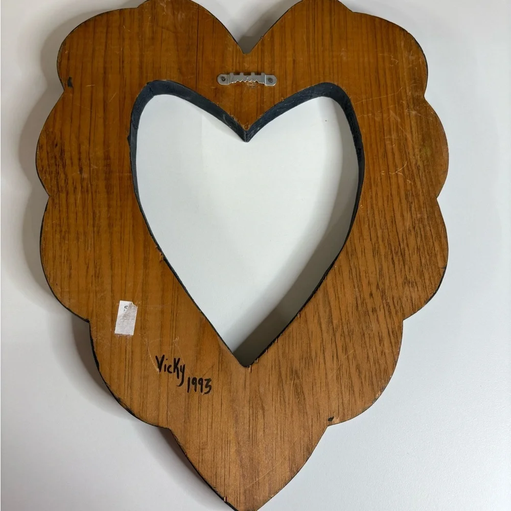 Hand-Painted Heart Frame - 
